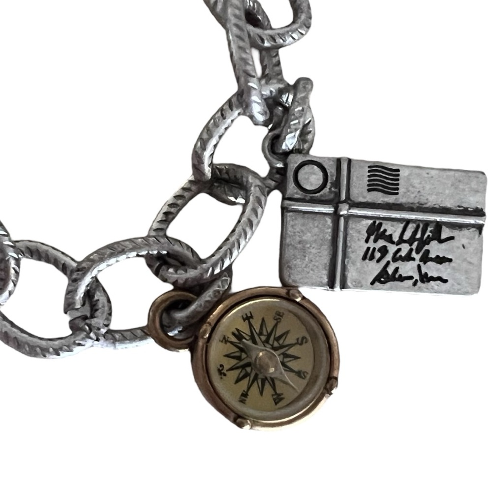 Vintage Travel Theme Charm Bracelet - Picture 4 of 7